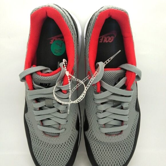 Nike Air Max 1 Golf‎ Spikeless Shoes Men\'s Size 7.5 Grey, Red, Blue